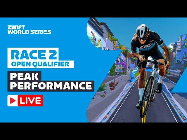 Zwift World Series // Open Qualifier Race 2 - Peak Performance - Crank & Sprints