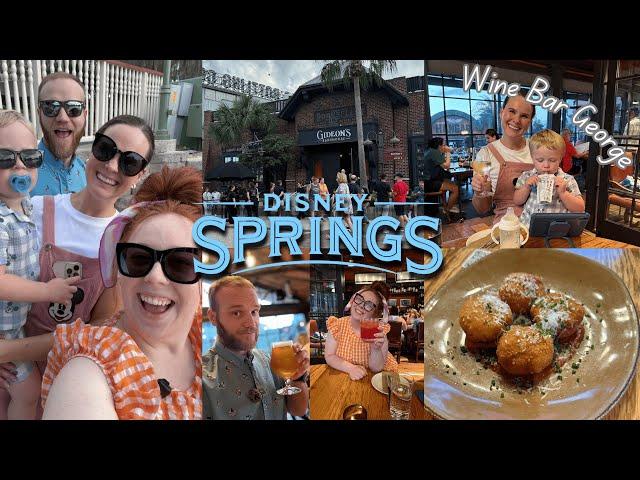 DISNEY SPRINGS VLOG | Wine Bar George | Gideon's Bakehouse | World of Disney | Marketplace Co-Op