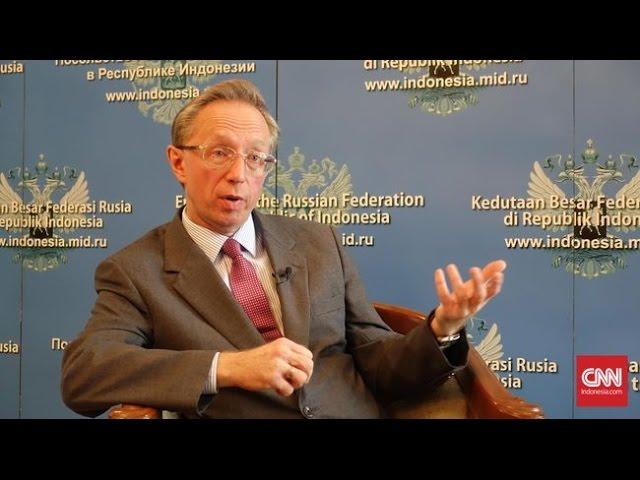 Russian Ambassador to Indonesia Mr. M.Y.Galuzin gave an interview to the CNN Indonesia TV Channel