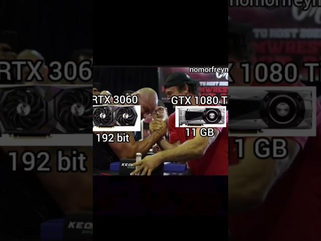 RTX 3060 VS GTX 1080 TI #nvidia #gpu #graphicscard #rtx3060 #gtx1080ti