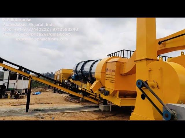 Mobile Asphalt Plant installed at Africa by S.P. Enterprise