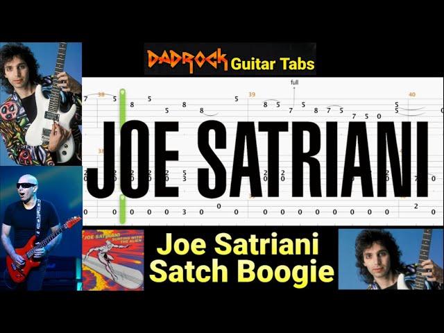 Satch Boogie - Joe Satriani - Guitar + Bass TABS Lesson