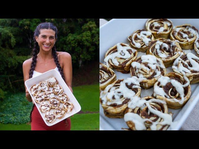 Raw Vegan Cinnamon Rolls  Best Recipe  Sweet, Soft, & Gooey