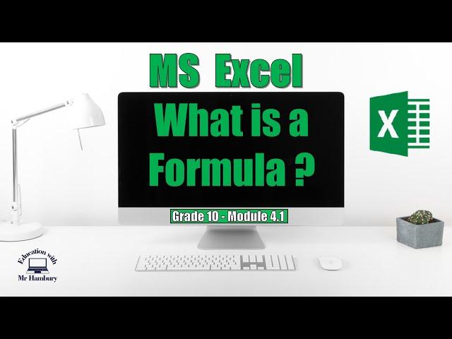 What is a Formula ? | Excel Tutorial