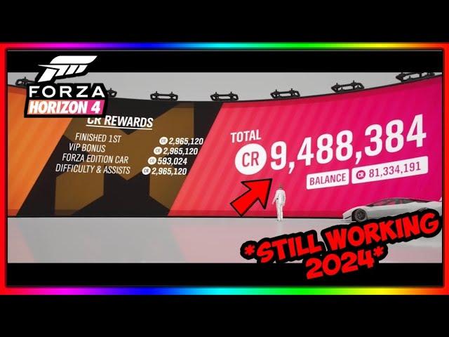 BIGGEST FORZA HORIZON 4 MONEY GLITCH! UNLIMITED CREDITS FAST (STILL WORKING 2024!)