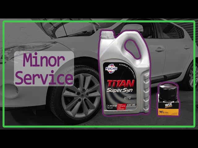 Minor Service - Renault Megane 3 - Oil and filter change - Tutorial for beginners