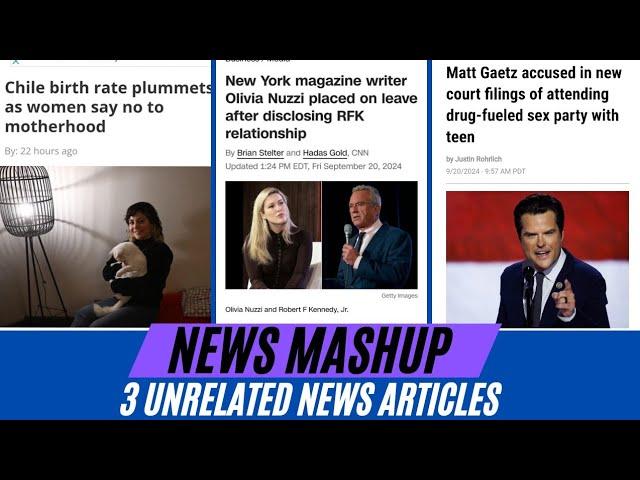 Purpose of BnB, Chile's Birth Rate Decline, Olivia Nuzzi and RFK's Relationship, Matt Gaetz News