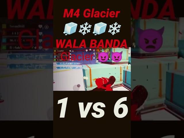 1vs6 in bgmi 2.0 #glacial #bgmi With NCS SONG