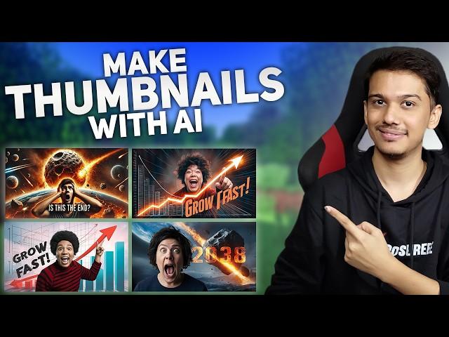 How to Create Amazing Thumbnails With AI for Free [Hindi]