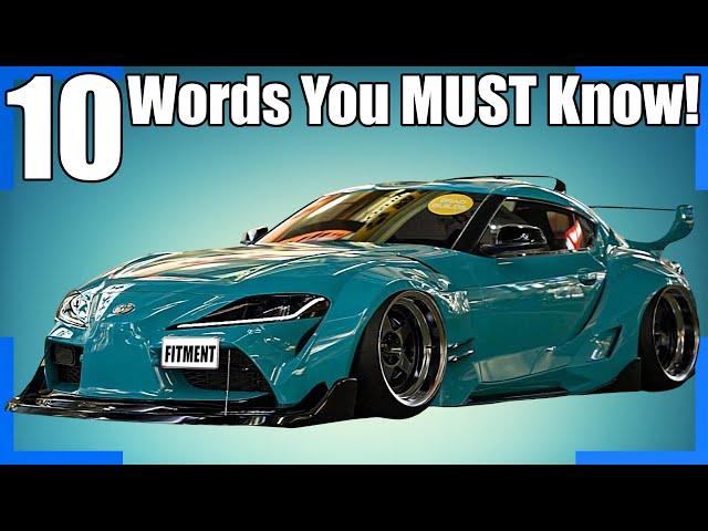 10 Words Every Car Guy MUST Know! (FITMENT EDITION)