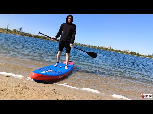 Первый раз на SUP-board/САПборд. Новые ощущения и эмоции. Распаковка, обзор, тест.