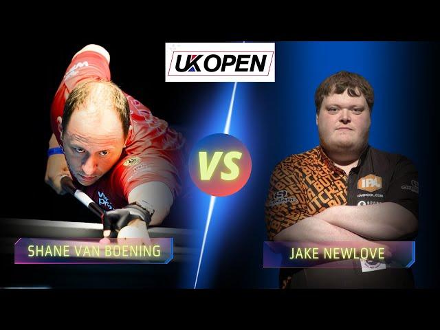 SHANE VAN BOENING VS JAKE NEWLOVE | 2024 UK OPEN #billiards #nineball #9ballpool #highlights #svb