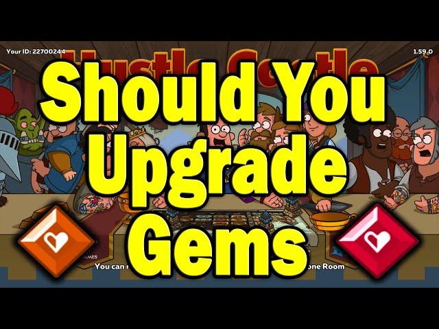 Hustle Castle - Should you upgrade or merge your gems? Everything you need to know!