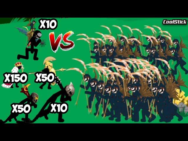 Unstoppable 50x Zombie Kai Army Vs All Stick Unit Army | Stick War Legacy | CoolStick