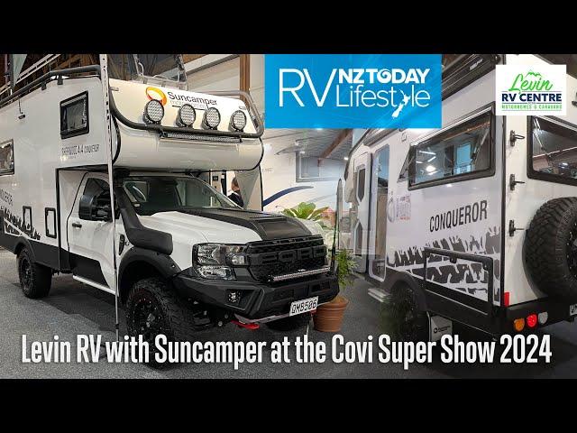 Suncamper at Covi Super Show '24 - Levin RV Centre #campervanadventures #4x4camping