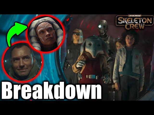 Skeleton Crew Trailer BREAKDOWN! Is Jude Law A JEDI?! CONNECTED?