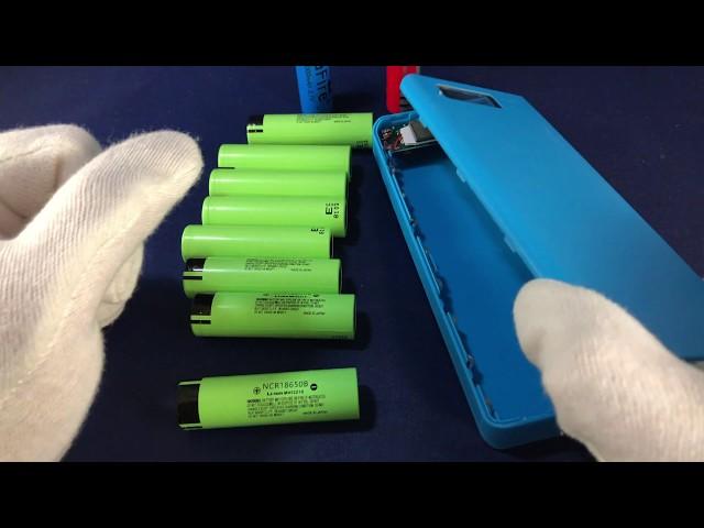 Do-it-yourself 27.000mAh power bank in 1 minute! How to make a power bank yourself? Full instru...