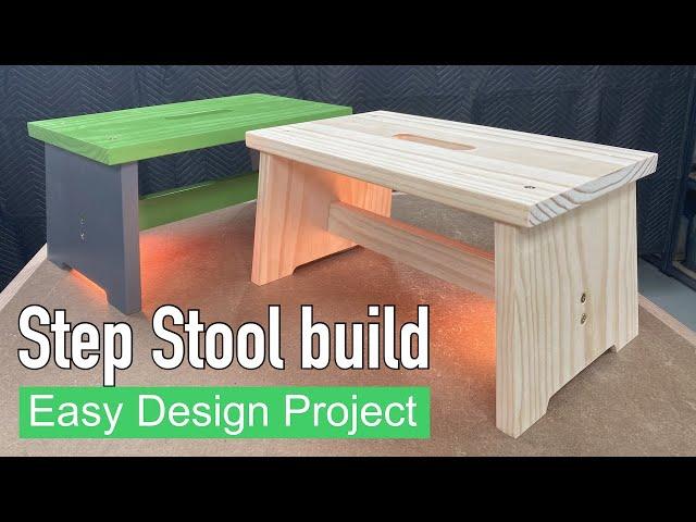 Make this simple step stool | a project for hobbyists and design and technology students