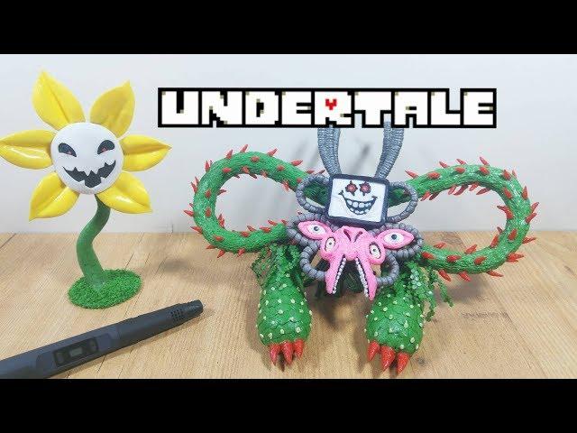 3D Pen | Making Flowey and Omega Flowey | Undertale | 3D printing pen art