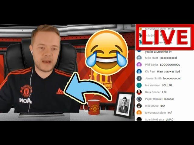 I Pranked The United Stand LIVE on AIR - GETS triggered