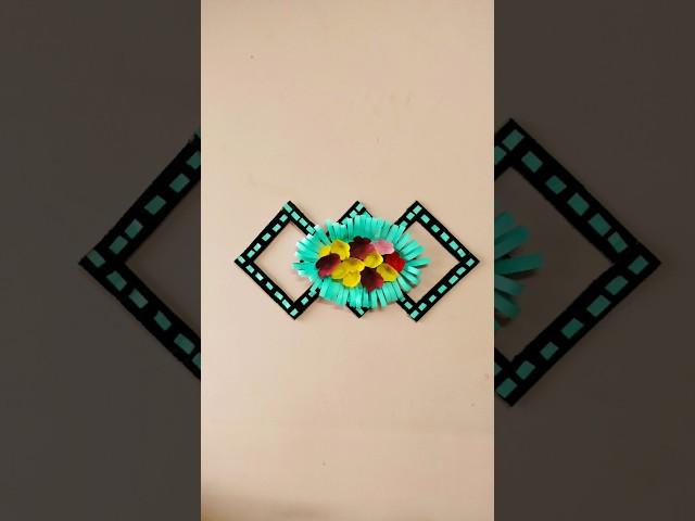 Easy and beautiful wall hanging idea using waste cardboard #shortvideo #youtubeshorts #ytshorts