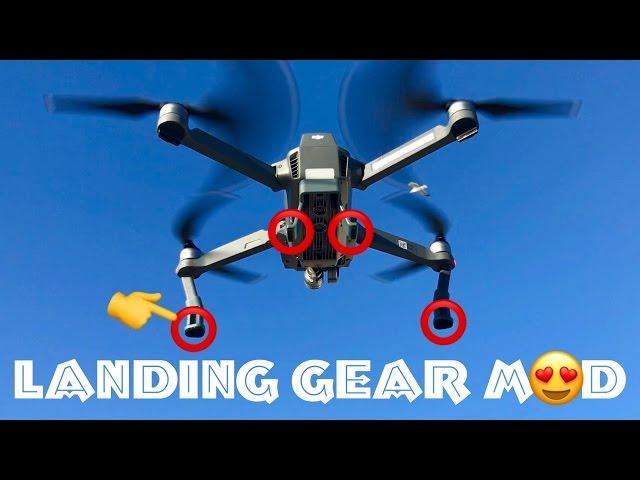 DJI Mavic Pro Quadcopter Drone: Extended Landing Gear Accessory | Best MavicPro Drone Modification