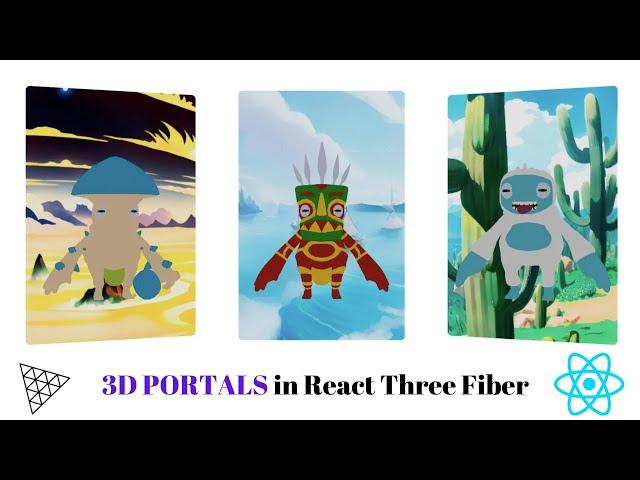 3D Portal worlds with React Three Fiber