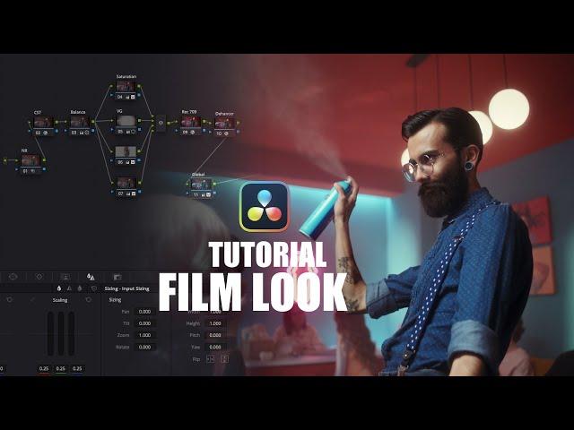 Cinematic Color Grading - Davinci Resolve & DEHANCER / Film look