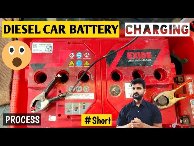 Diesel Car Battery Charging Process #Short Video by Nikhil Manke