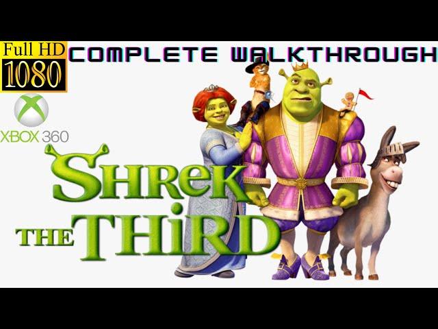 Longplay Shrek The Third (Xbox 360, 2007)- Complete Walkthrough in HD