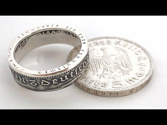 German Coin Ring. Video report.