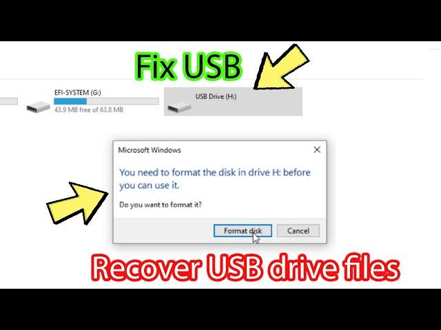 How to fix You need to format the disk before you can use it