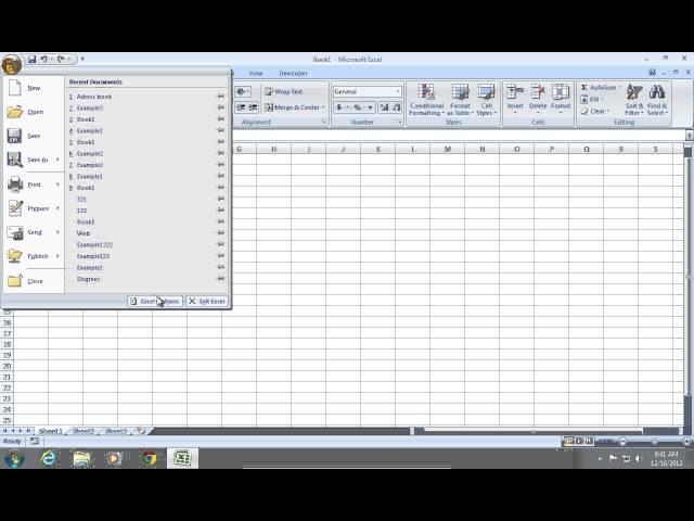 How to enable Excel 2007 Macros