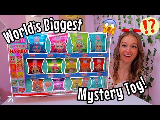 ASMR UNBOXING THE *WORLD'S BIGGEST* MYSTERY TOY!!⁉️L.O.L VENDING MACHINE (50+ SURPRISES!!🫢)