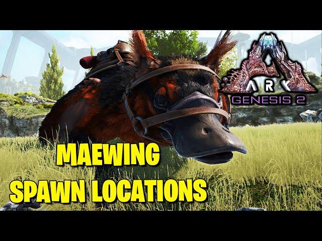 MAEWING SPAWN LOCATIONS ARK GENESIS PART 2