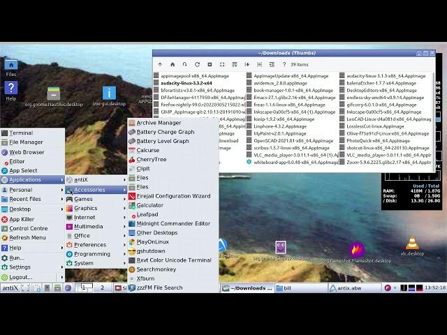 A Demo of Antix 22 Linux OS