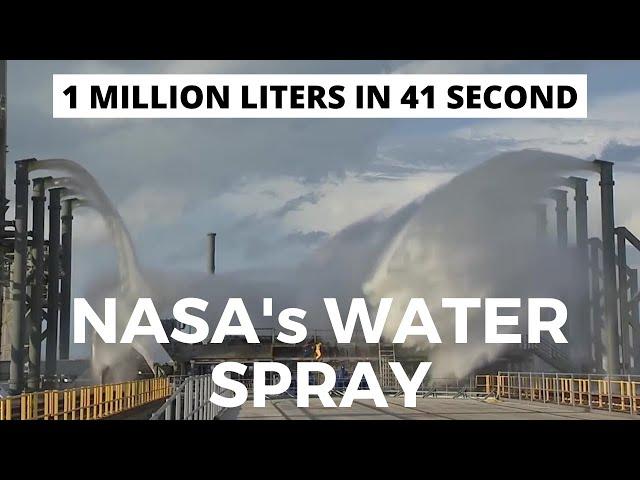 Why Water is Sprayed During ROCKET LAUNCH  | 1 MILLION LITERS | Sound suppression water system| NASA