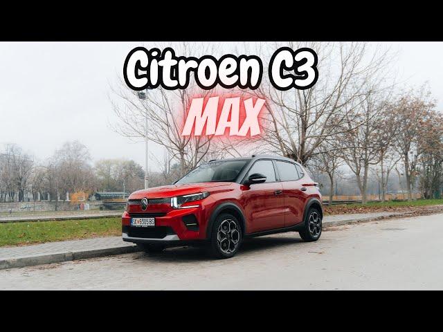 2025 Citroen C3 MAX 1.2 PureTech (100hp) - POV Drive & Walkaround | Cars by Vik