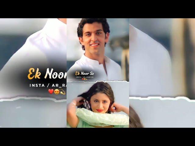 New lovely feeling love status video |Hindi old song status| Ek Noor Se Aankhein |Love Status