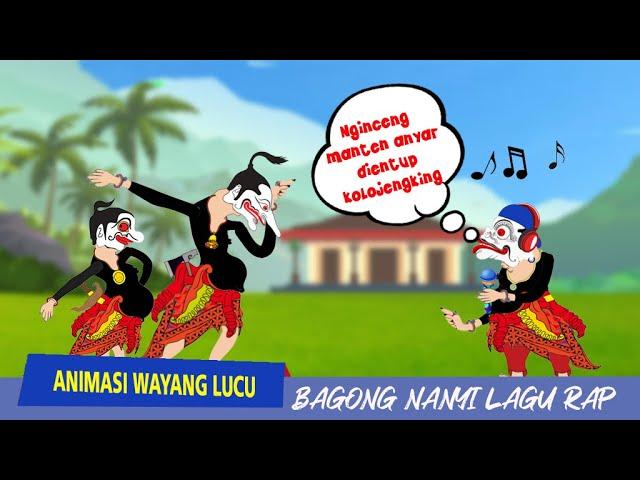 BAGONG NYANYI RAP SUPER LUCU | Bagong Bingung Membedakan Lu dan Gue | Animasi Wayang Lucu