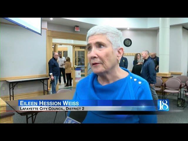 Democrat Eileen Hession Weiss won the District two race for Lafayette City Council.