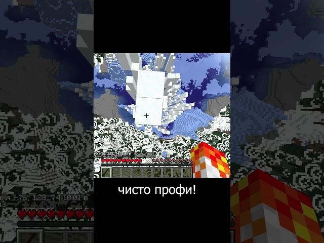 Minecraft Просто профи! #shorts #minecraft #minecraftshorts