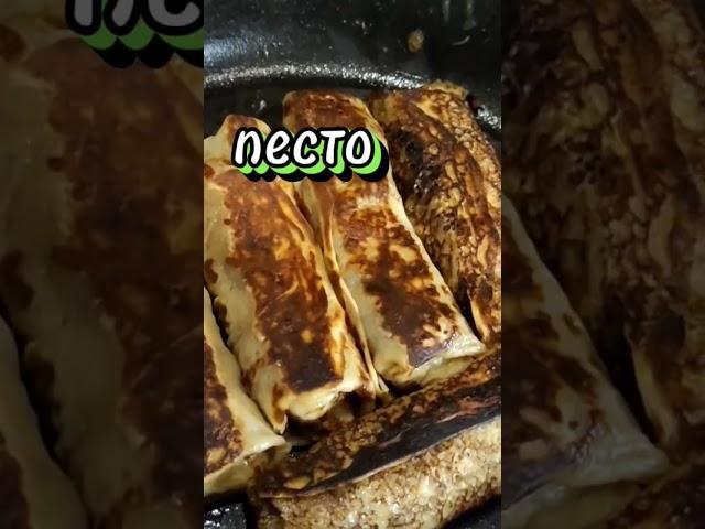 #завтрак#лосось#сыр#песто#блины
