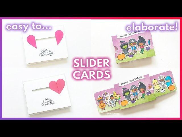 11 Ways To Make Slider Cards: From Easy To Elaborate Card Making Tutorials