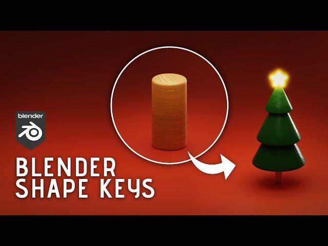 Christmas Animation using Shape Keys in Blender