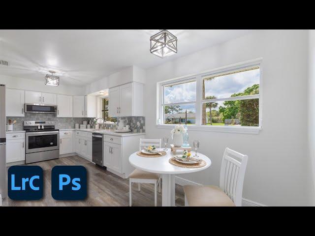 How To Edit Interior Luxury Real Estate Photos | HDR with NO FLASH