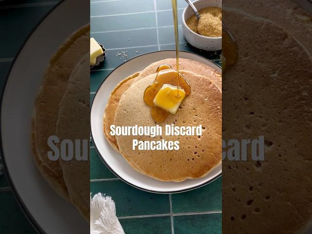 Sourdough Discard Pancakes #recipe #sourdoughdiscard #pancakes