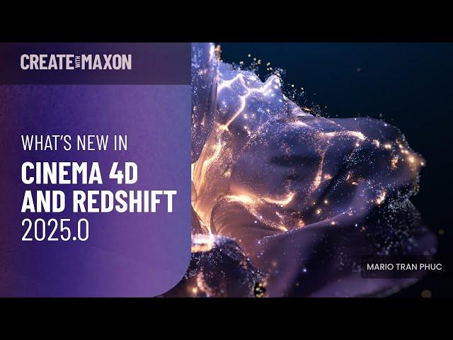 What’s New in Cinema 4D and Redshift 2025.0 – Create with Maxon