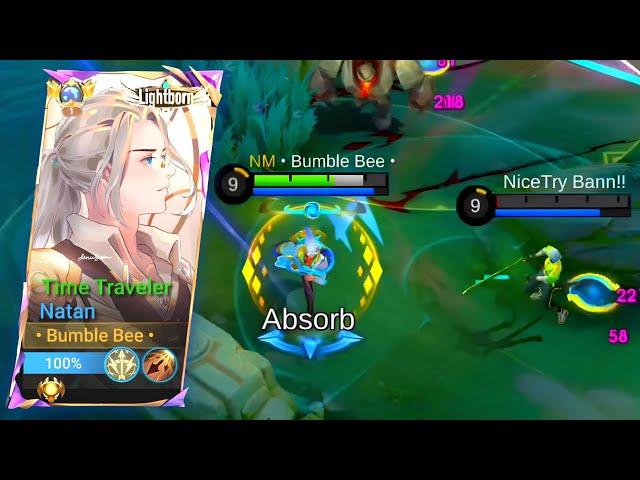 NATAN SOLO RANK DI SEASON 34-MEMBANTAI MUSUH DI RANK LEGEND-#mobilelegends #mlbb #natanbrokendamage