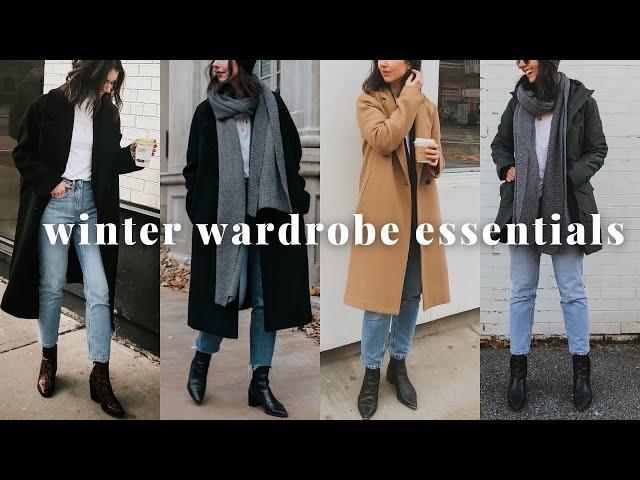 Winter Capsule Wardrobe Essentials for FREEZING COLD Winters (10 items!) ️